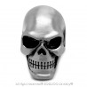 BA0237 BOBIJOO Jewelry Jumbo Anello Teschio Testa di Morte 316L Acciaio Opaco
