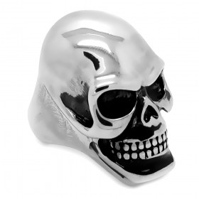 BA0238 BOBIJOO Jewelry Riesiger Siegelring Ring Skull totenkopf Edelstahl 316L