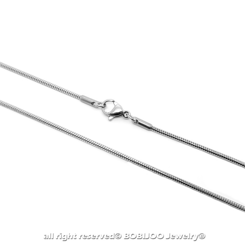 BOBIJOO Jewelry Colgante De Vidrio De Acero De La Cruz De Jerusalén