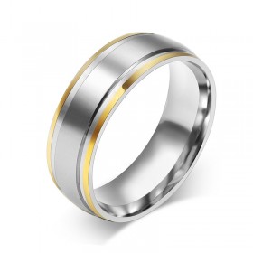 AL0027 BOBIJOO Jewelry Alliance Joint Stainless Steel Edges Gilded with fine Gold