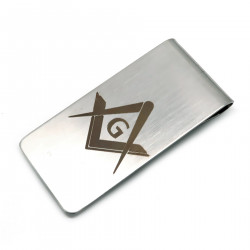 PB0013 BOBIJOO Jewelry Money clip Stainless Steel Matt Ground the Choice