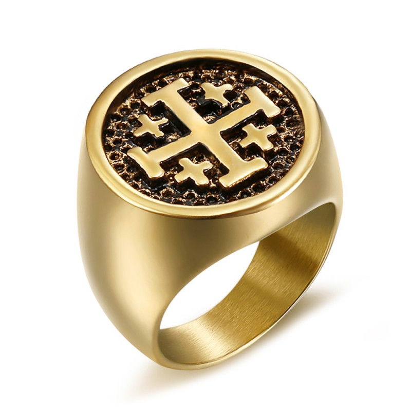 Knights Templar Order Temple Jerusalem ring bobijoo