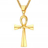 PEF0048 BOBIJOO JEWELRY Ciondolo Croce della Vita Ankh Acciaio Inox Oro Argento a scelta