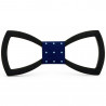 NP0047 BOBIJOO Jewelry Bow Tie BoisTeinté Dark Openwork Classic