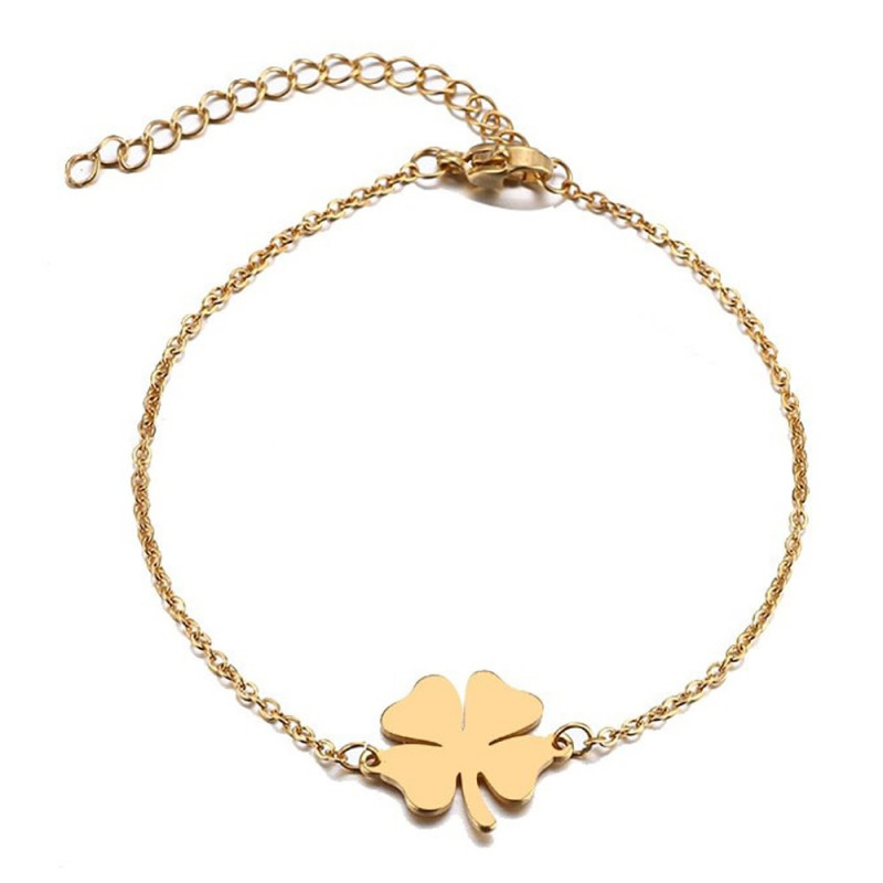 BR0263 BOBIJOO Jewelry Pulsera Minimalista De Mujer De Acero Chapado En Oro Elección