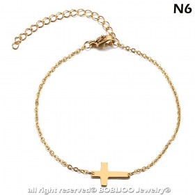 BR0263 BOBIJOO Jewelry Armband Minimalistischen Frau Stahl Vergoldet zur Auswahl