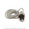 PE0157 BOBIJOO Jewelry Anhänger totenkopf Edelstahl Silber Gold der Maya Biker