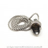 PE0157 BOBIJOO Jewelry Ciondolo teschio in Acciaio inox Argento Oro Maya Biker
