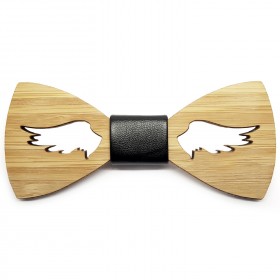NP0052 BOBIJOO Jewelry Node Butterfly Wood Bamboo Wings Angel Flight