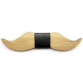 NP0053 BOBIJOO Jewelry Node Butterfly Wood Bamboo Thin Mustache