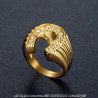 BA0284 BOBIJOO Jewelry Anillo Anillo Anillo Herradura Viajero Acero Oro