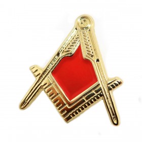 PIN0025 BOBIJOO Jewelry Pin Frank Mason Soporte De Compás De Oro Rojo De Correo Electrónico