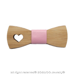 NP0054 BOBIJOO Jewelry Papillon In Legno Naturale Di Bambù Donna Ragazza