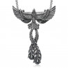 PE0177 BOBIJOO Jewelry Pendant Phoenix Bird of Fire Man Steel + String