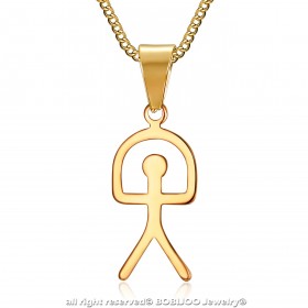 PE0183 BOBIJOO Jewelry Pendant Indalo Lucky Luck Symbol Spain