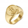 BA0303 BOBIJOO Jewelry Anillo Anillo anillo de Hombre Mujer de la Cruz de la Camarga de Oro