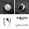 Signet Ring Stainless Steel 20 Francs NAPOLEON bobijoo