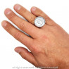 Signet Ring Stainless Steel 20 Francs NAPOLEON bobijoo