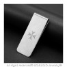 Pince à billet Acier Inox Brossé Motif au Choix bobijoo