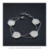 BR0273 BOBIJOO Jewelry Bracciale in Acciaio 316L San Benedetto Protezione