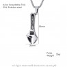 PE0025 BOBIJOO Jewelry Pendant Key Man-to-Wheel Stainless Steel Chain