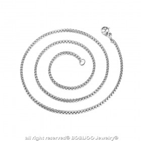 PE0025 BOBIJOO Jewelry Pendant Key Man-to-Wheel Stainless Steel Chain
