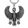 Pendentif egyptien Horus Faucon Rapace Oeil Acier Inoxydable bobijoo