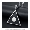 Pendentif Bijou Illuminati Oeil de la Providence Acier bobijoo