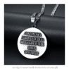 Gros Pendentif Saint Michel Michael Patron Police Acier bobijoo