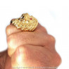 BA0341 BOBIJOO Jewelry Riesiger Ring Siegelring Mann löwenkopf Gold Rubin