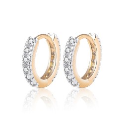 BOE0010 BOBIJOO Jewelry Orecchini In Oro Bambino Ragazza Donna Strass