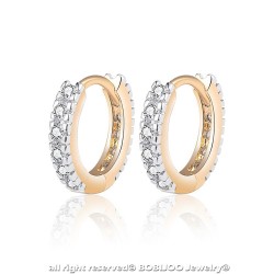 BOE0010 BOBIJOO Jewelry Orecchini In Oro Bambino Ragazza Donna Strass