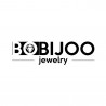 BOE0011 BOBIJOO Jewelry Earrings Curved Gold Child Girl Women Rhinestone