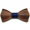 NP0050 BOBIJOO Jewelry Bow tie of Natural Wood 3D Trendy Trend