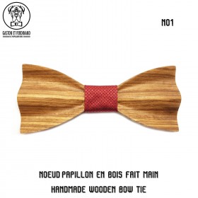 NP0058 Gaston et Ferdinand Papillon di Legno 3D Olivier Provence Sud