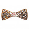 NP0059 Gaston et Ferdinand Bow Tie Wood Openwork Chic Trend