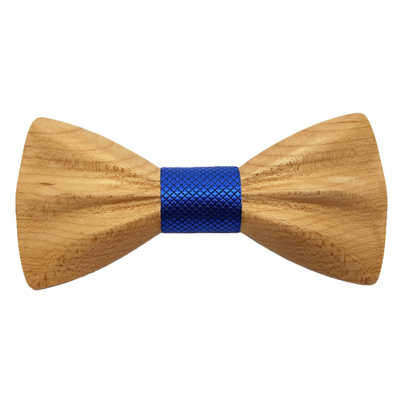 NP0062 Gaston et Ferdinand Bow tie Classic Wooden and 3D Clear