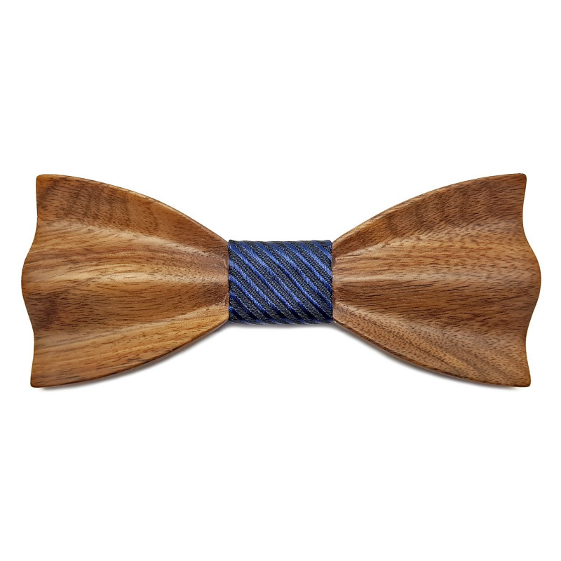 NP0060 Gaston et Ferdinand Papillon in Legno Scuro 3D Originale