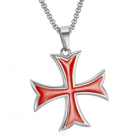 PE0227 BOBIJOO Jewelry Pendant Templar Cross Pattée Tips Cash Money