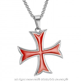 PE0227 BOBIJOO Jewelry Anhänger Templer Kreuz Pattée Spitzen Einnahmen Geld