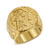 BA0348 BOBIJOO Jewelry Anello anello Uomo di San Giuseppe 316L Acciaio Oro