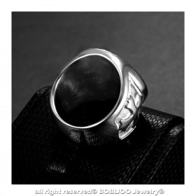 BA0349 BOBIJOO Jewelry Ring Signet ring Man Saint Joseph Steel 316L