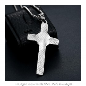 PE0094 BOBIJOO Jewelry Anhänger, St. Benedikt von Nursia Jesus auf Kreuz inri hört