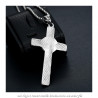 PE0094 BOBIJOO Jewelry Pendant, Saint Benedict of Nursia Jesus on Cross INRI