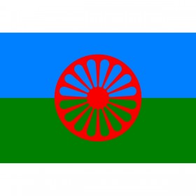 Pendentif Roue des Voyageurs Drapeau Gitans bobijoo