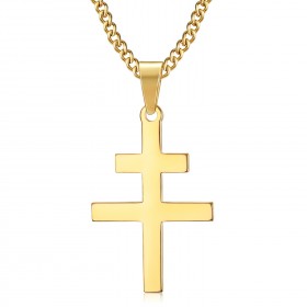 Pendant Cross of Lorraine Resistance France Gold bobijoo