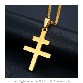 Pendant Cross of Lorraine Resistance France Gold bobijoo