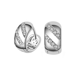 Earrings 6 Models to choose from Silver Plated Zirconium