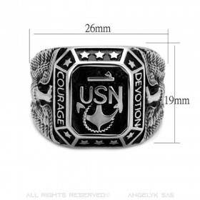 Ring Signet ring USN USNavy