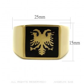 Ring Ring De Dos Cabezas De Águila Bizantina